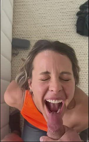 Amateur monstrous cock CFNM spunk spunk In Mouth Cumshot Homemade Kate Marley Real couple Porn GIF
