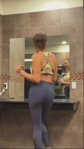 large tits Flexible stockings Porn GIF