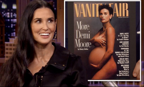 Demi Moore Opens Up About Iconic Nude Pregnant Vanity Fair Cover Wasn T Supposed To Be A Cover Shot Daily Mail Online